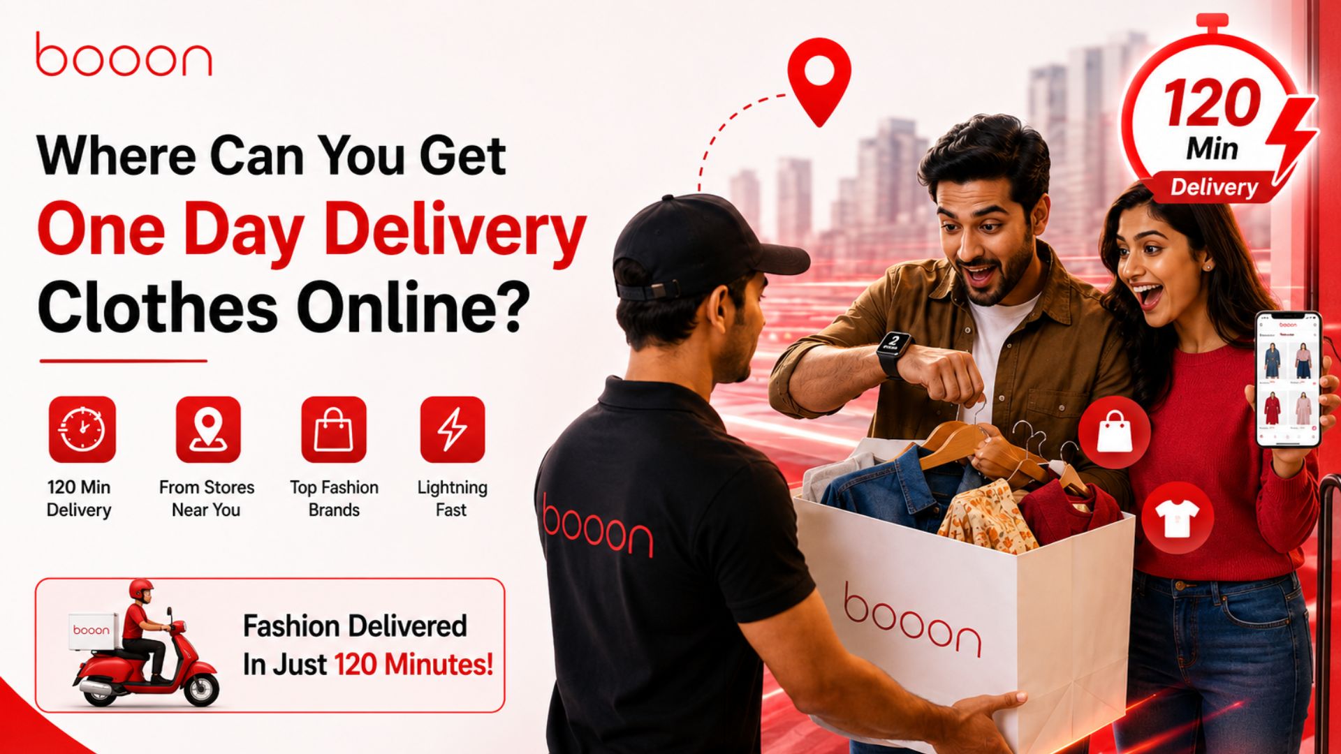 One Day Delivery Clothes Online? Get it in 2 Hours | Booon